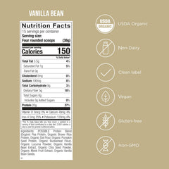 Possible Protein Powder Vanilla Bean scoop reveals 20g protein per serving for energy.