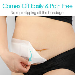 POSTOP MEDICAL WEAR non-stick center pad prevents sticking to the wound site
