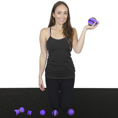 Posture Magic peanut ball for curved surface release and muscular recovery.