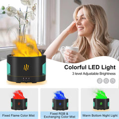 POSVIU diffuser showing white-noise sleep mode