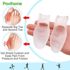 Povihome separadores dedo grande gel 1-2 pulgadas: reduce fricción diaria.