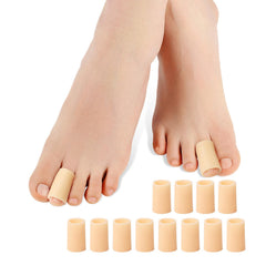 Povihome toe sleeve mid-toe provides protective cushioning to reduce friction and callus risk.