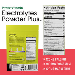 PowderVitamin Electrolytes Plus scoop measuring serving