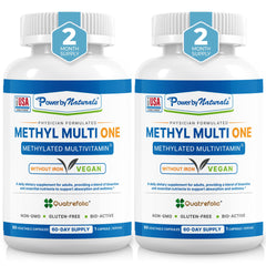 Power By Naturals Methyl Multi One bottle for daily energy support