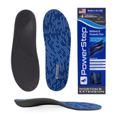 PowerStep Morton's Extension carbon fiber insole provides toe stability for comfortable turf toe relief.
