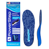 PowerStep Pinnacle arch-shape supports the foot for comfort and stability.