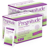 Pregnitude balance bottle with easy-dispense design for daily use.