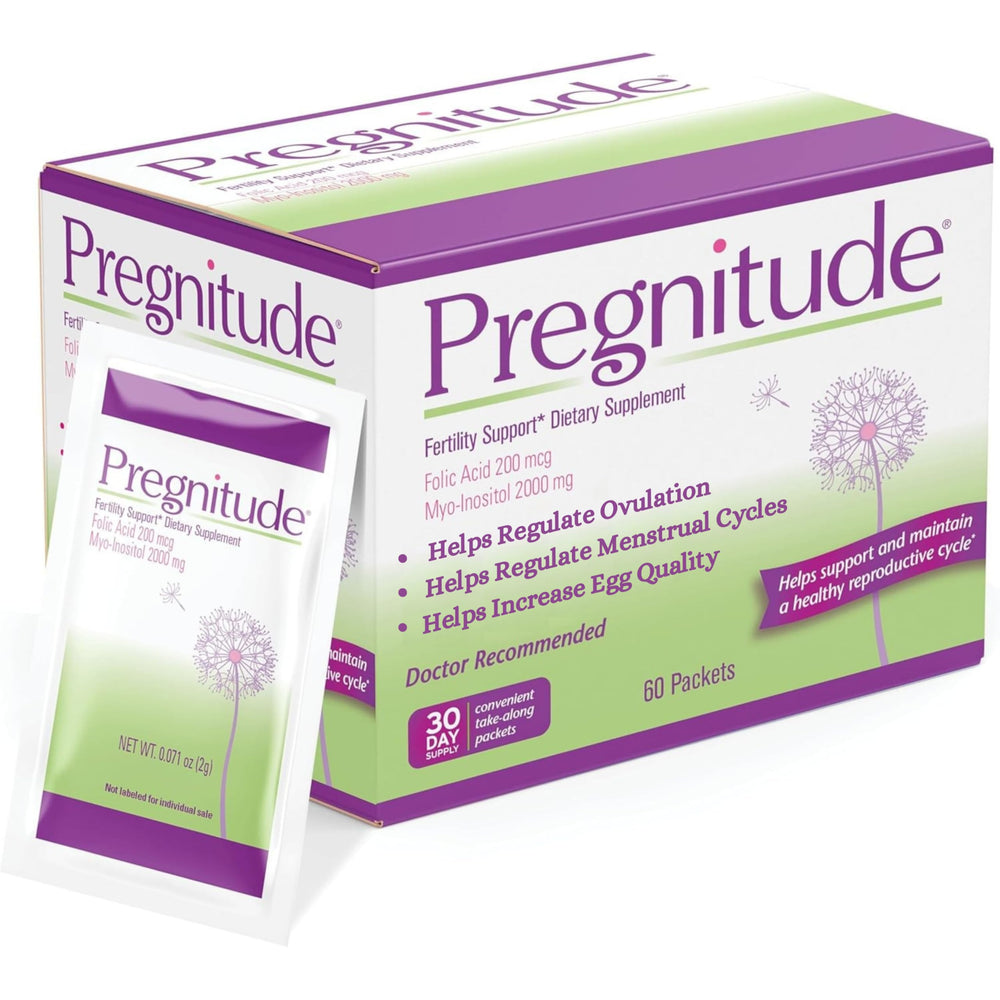 Pregnitude packet dissolving in water for easy daily use