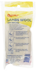 Premier Lambs Wool pack of three pads shown for dance shoe comfort and fit.