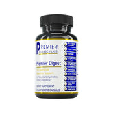 Premier Research Labs Active Digestive Enzymes bottle pour supports meal-time digestion and comfort.