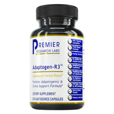 Premier Research Labs Adaptogen-R3 bottle front with herbal blend for stress support