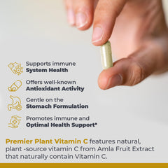 Premier Research Labs organic ingredients enhance natural antioxidant activity in Vitamin C.