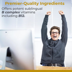 Premier Research Labs Max B-ND amber bottle closeup for reliable daily supplementation.