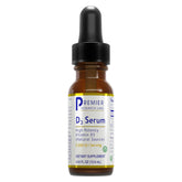 Premier Research Labs Vitamin D3 Serum bottle with drops for daily vitamin D support.