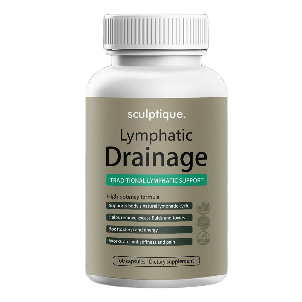 PressurePal Sculptique bottle front showing the maximum potency formula for lymphatic support