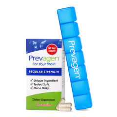 Prevagen Regular Strength bottle front view supports a simple daily brain wellness routine.
