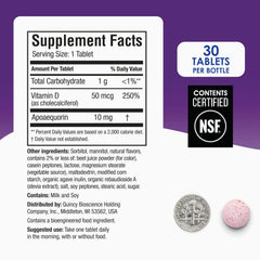 Prevagen chewables closeup shows berry texture and easy chewing.