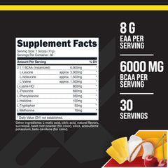 Primaforce EAA Powder in glass being mixed for intra-workout sips