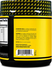 Primaforce EAA Powder tropical punch swirl in a shaker bottle