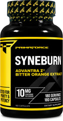 Primaforce Syneburn bottle front shows branding and convenient daily supplement.
