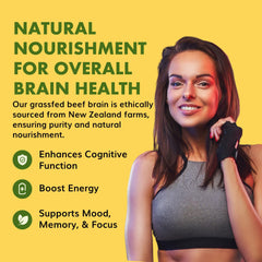 Primal Being New Zealand sourced label highlighting clean origins for brain nutrition