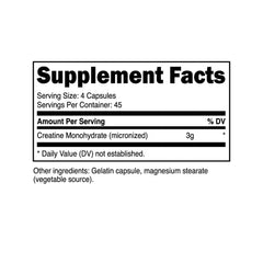 Primal Creatine Monohydrate capsules closeup highlighting pure performance support