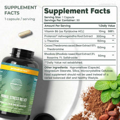 Primal Harvest L-Theanine capsule promotes mood balance and relaxed alertness.