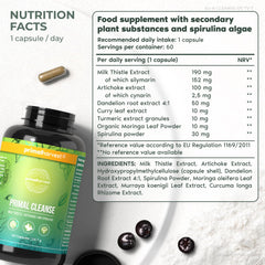 Primal Harvest Total Cleanse capsules ready for daily detox support