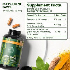 Primal Harvest Turmeric Complex capsules closeup highlights convenient daily wellness.