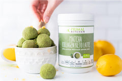 Primal Kitchen Matcha Keto Latte ingredients line with coconut milk and vanilla