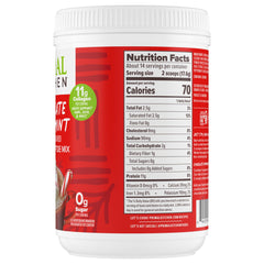 Primal Kitchen peppermint chocolate collagen hot chocolate in a mug