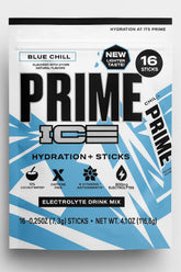 PRIME HYDRATION ICE Sticks pack shot for on-the-go hydration and zero added sugar convenience
