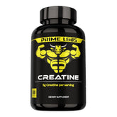 Prime Labs Creatine Monohydrate Capsules bottle front for easy daily use