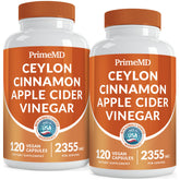 PrimeMD 5-in-1 cinnamon capsules bottle for daily wellness routine