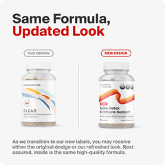 PRIMONUTRA Spike Detox molecular hydrogen illustration suggests antioxidant support