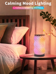 Printerst ambience-sounds-flow demonstrates Flow setting ideal for winding down after work.