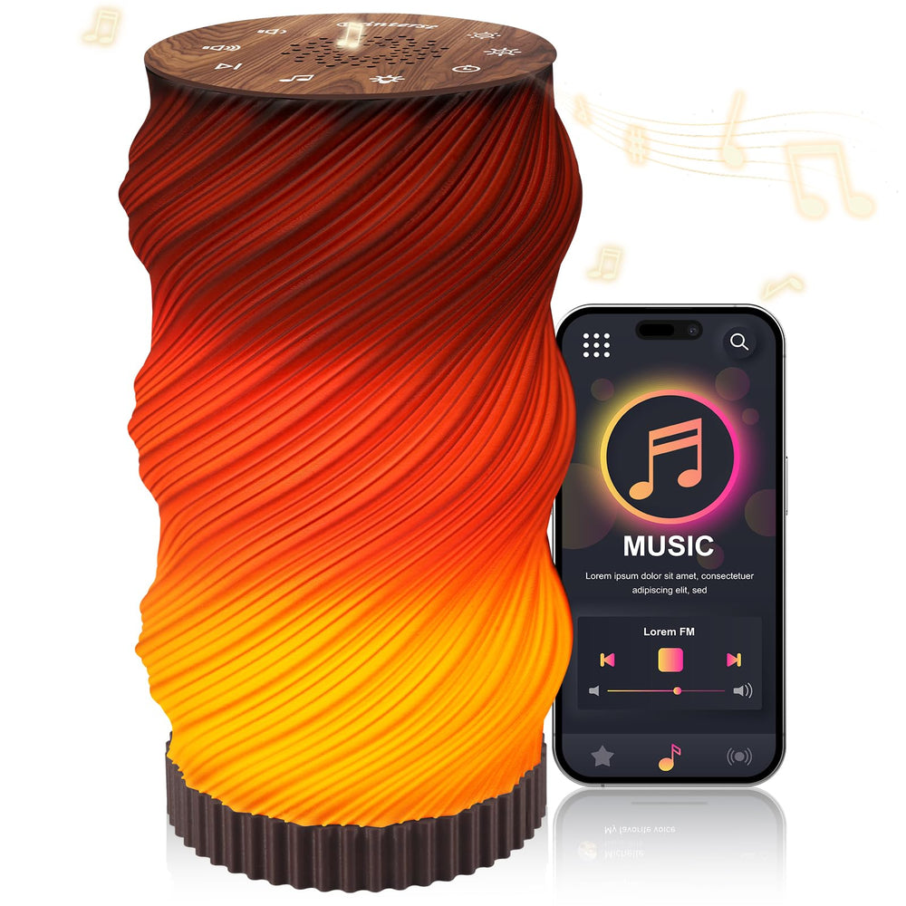 Printerst sound-machine-night-light with calming glow supports relaxed evenings and easier navigation at night.