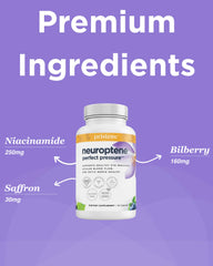 Pristene saffron capsule closeup suggests eye comfort and visual wellness