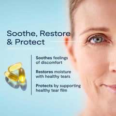 Close-up of PRN De3 softgels highlights burpless omega-3 benefits