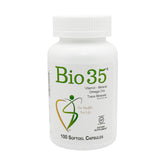 Pro-Biotiks Bio-35 softgel capsules in bottle for easy daily mineral support.
