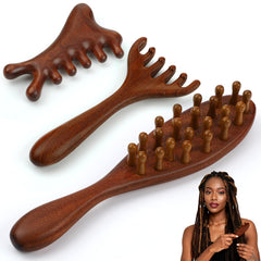 ProSuites long-handle braid comb detangles dreadlocks smoothly.