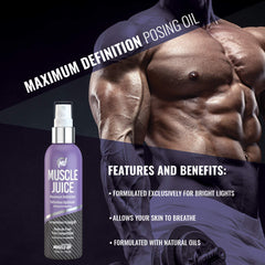 Pro Tan Muscle Juice breathable stage oil shine