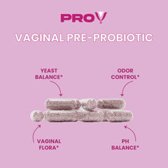 Pro-V Health Co. cranberry extract illustration emphasizes urinary tract wellness support.