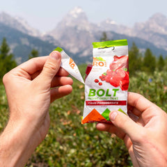 ProBAR Bolt packaging highlights gluten-free and USDA Organic status.