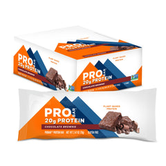 PROBAR protein bar Chocolate Brownie wrap showing whole-food ingredients for energy