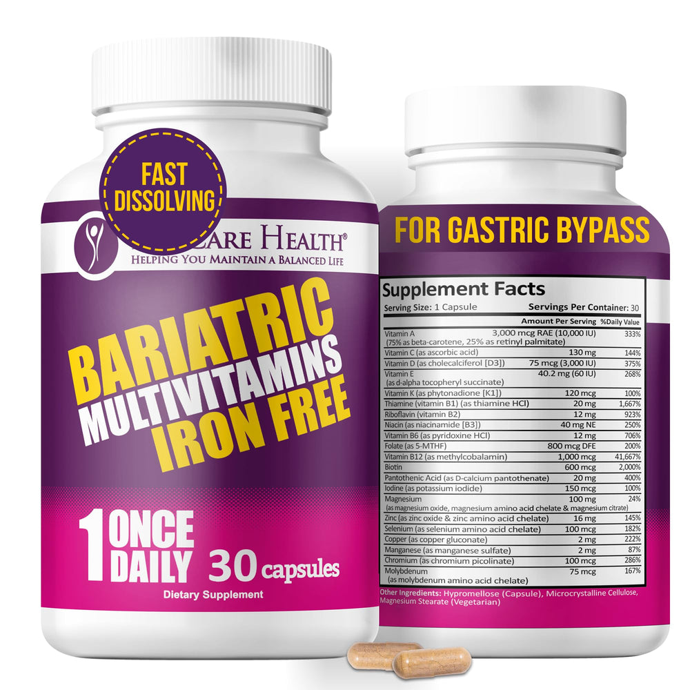 ProCare Health iron-free bariatric bottle for post-surgery nutrition