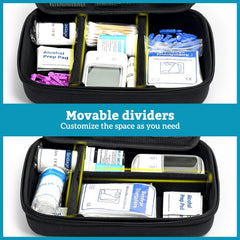 ProCase case with mesh pockets and elastic loops for organized sub-compartments.