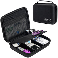 ProCase diabetic supplies case open view for quick access on the go.