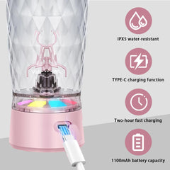 Prochain shaker LED light adds a stylish visual while blending.
