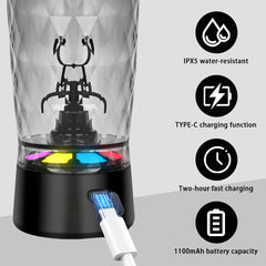 PROCHAIN large 650ml capacity with powder storage for on-the-go mixing.